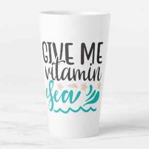 Gib mir Vitamin Meer Milchtasse