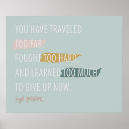 Gib nicht auf poster