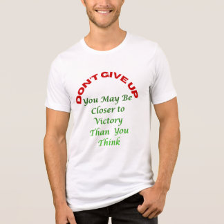 Gib Nicht Auf T-Shirt Tri-Blend Shirt