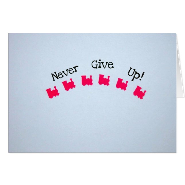 Gib nie auf! (Vorderseite (Horizontal))