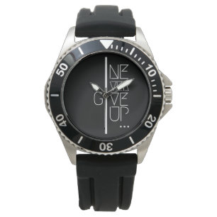 Gib nie auf armbanduhr