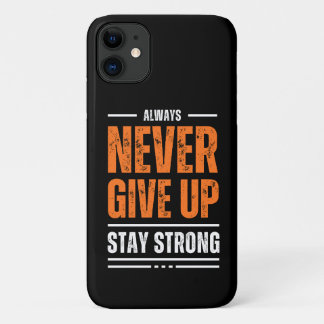 Gib nie auf Case-Mate iPhone hülle