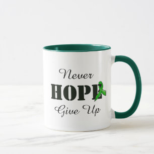 Gib Nie Auf, Hoffnung Lyme-Borreliose-Bewusstseins Tasse