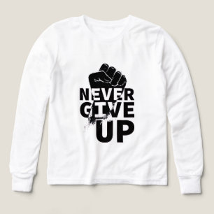 Gib Nie Auf – Motivationszitat-Design