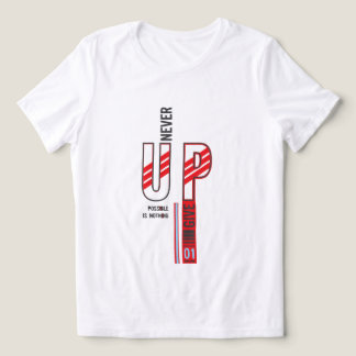 Gib nie auf Tri-Blend shirt