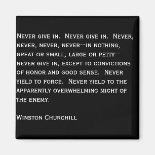 Gib nie nach! magnet