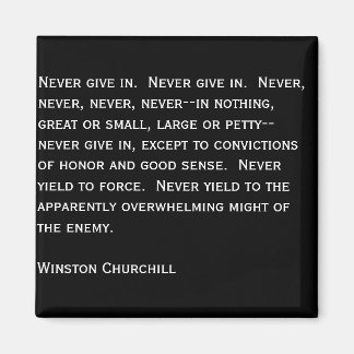 Gib nie nach! magnet