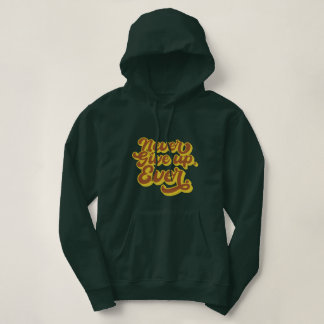 Gib niemals auf! Immer. Motivierend Angebot Hoodie