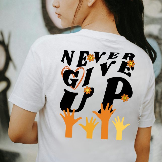 Gib niemals Inspiration auf T-Shirt (Von Creator hochgeladen)