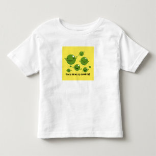 Gib Peas a Chance!!! Kleinkind T-shirt