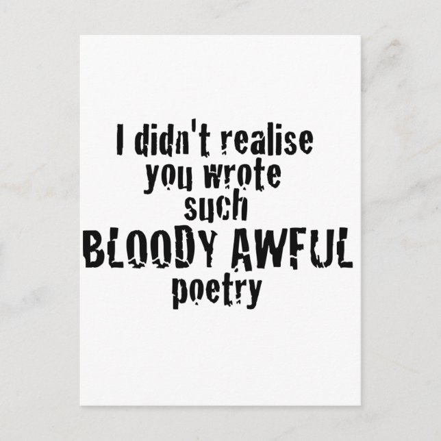 Gib uns dein Geld! Postkarte (Vorderseite)