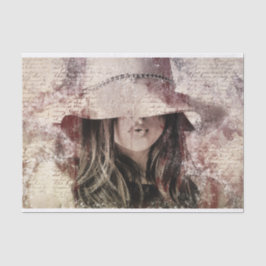 Gib uns einen Kuss! Dekoupage Seidenpapier