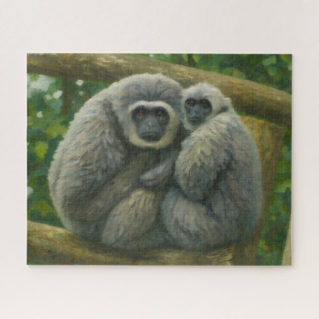 Gibbon Companies - Emotional Wildlife Portrait Puzzle (Horizontal)