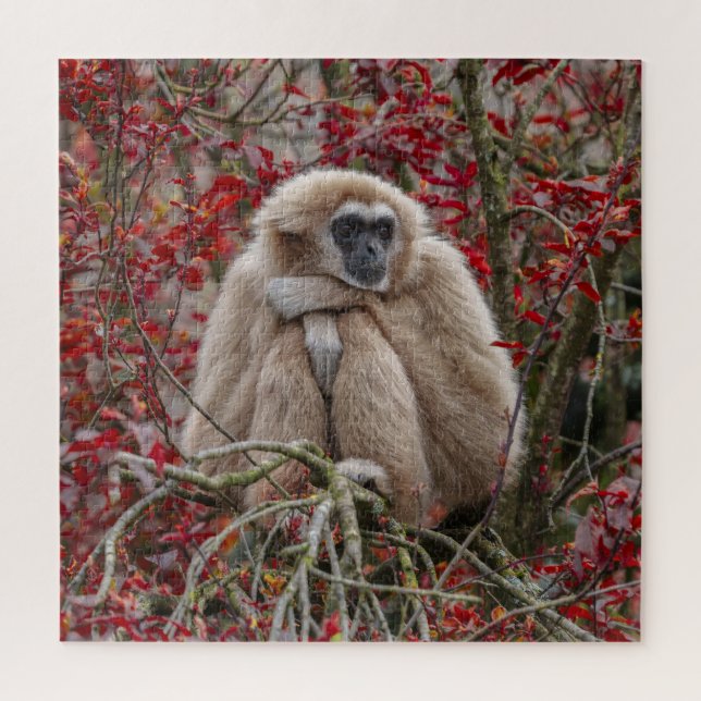 Gibbon Einsamkeit Puzzle (Vertikal)