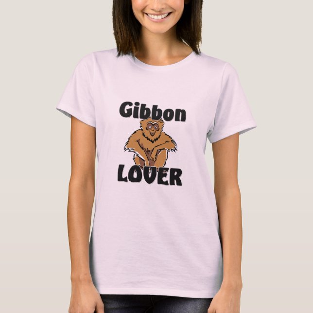Gibbon-Liebhaber T-Shirt (Vorderseite)