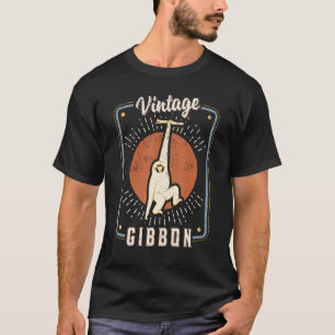Gibbon Vintage Retro Klassische Tierliebe 1 T-Shirt