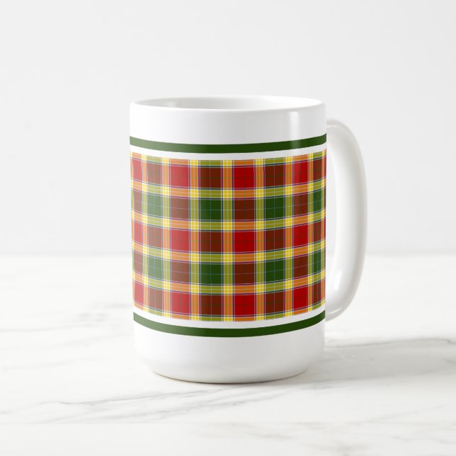 Gibbs Clan Tartan Tasse (VorderseiteRechts)