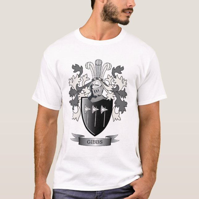 Gibbs Familienwappen-Wappen T-Shirt (Vorderseite)