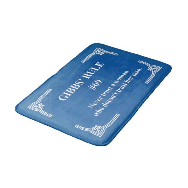 Gibbs' Regel 69 Badematte (Schrägansicht)