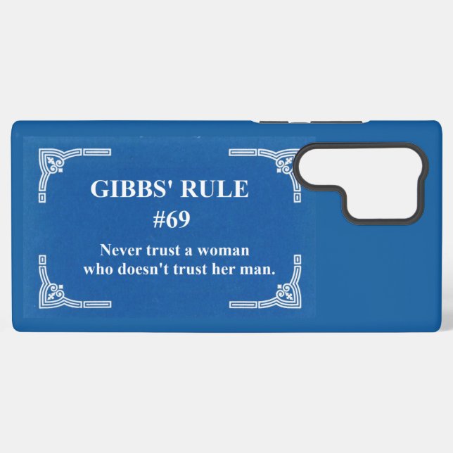Gibbs' Regel 69 Samsung Galaxy Hülle (Rückseite (Horizontal))
