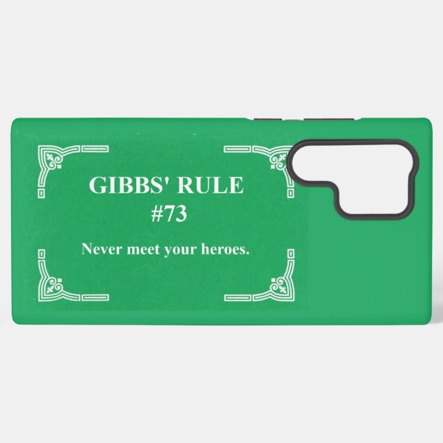 Gibbs' Regel 73 Samsung Galaxy Hülle (Rückseite (Horizontal))