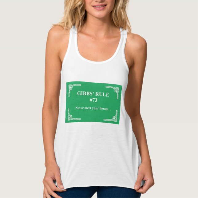 Gibbs' Regel 73 Tank Top (Vorderseite)
