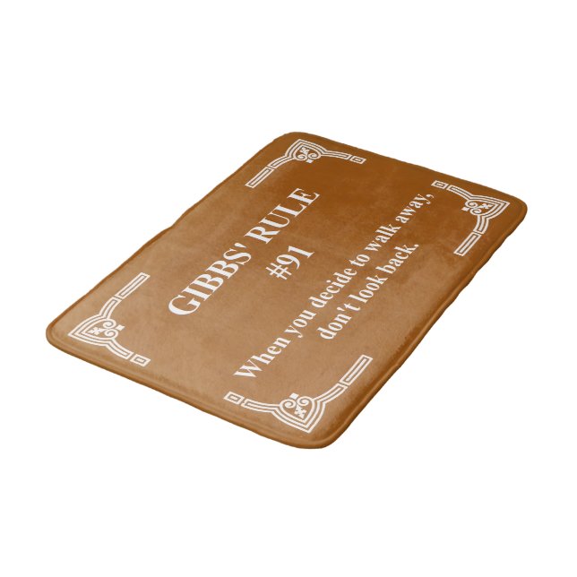 Gibbs' Regel 91 Badematte (Schrägansicht)