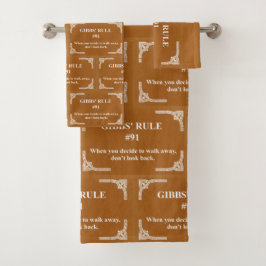 Gibbs' Regel 91 Badhandtuch Set