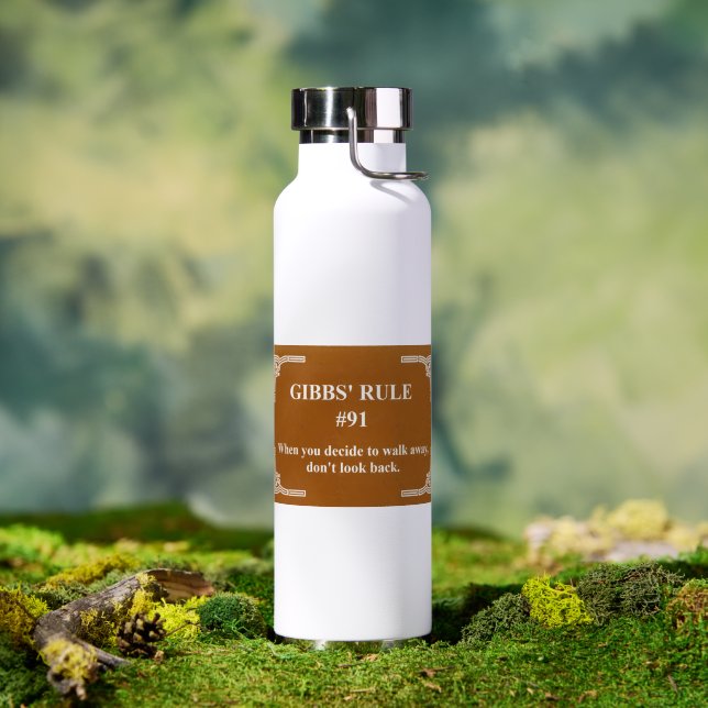 Gibbs' Regel 91 Trinkflasche (Außenbereich (gedreht))