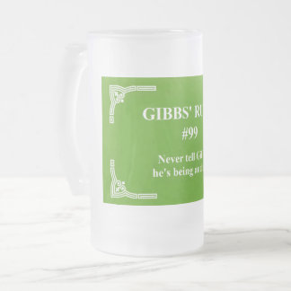 Gibbs' Regel 99 Mattglas Bierglas