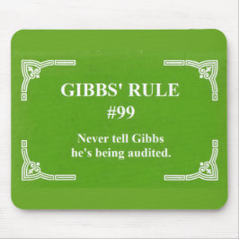 Gibbs' Regel 99 Mousepad