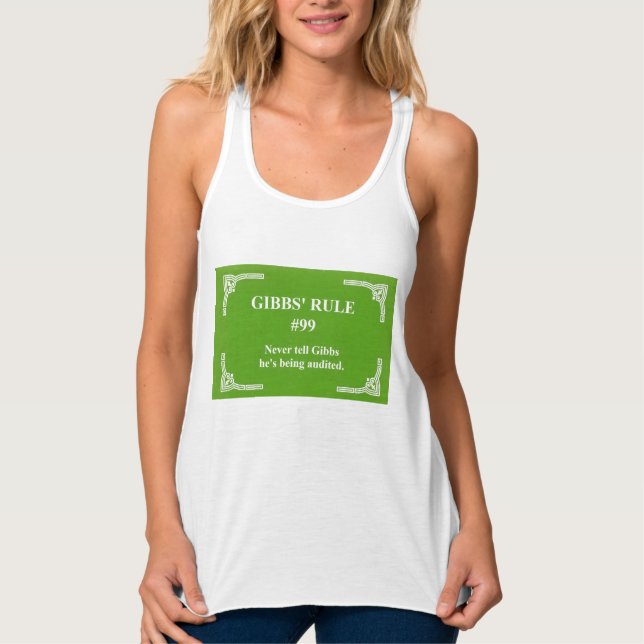 Gibbs' Regel 99 Tank Top (Vorderseite)