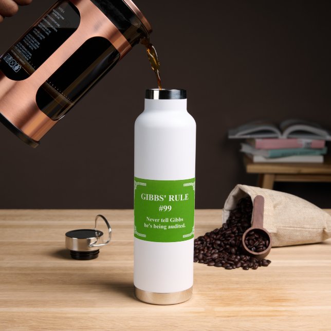 Gibbs' Regel 99 Trinkflasche (Kaffee (gedreht))
