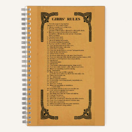 Gibbs' Regeln Notizbuch