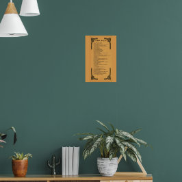 Gibbs' Regeln Poster