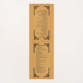 Gibbs' Regeln Yogamatte