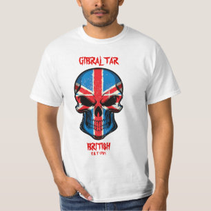 Gibraltar britischer est Scull-T - Shirt 1704