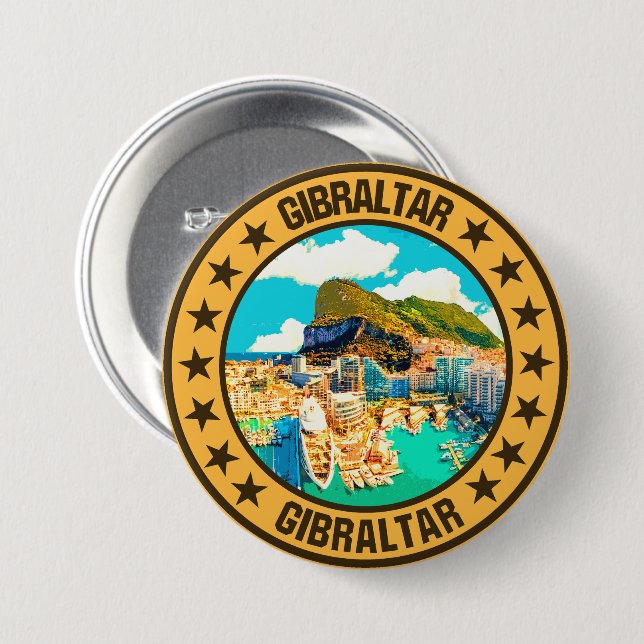 Gibraltar Button (Vorne & Hinten)