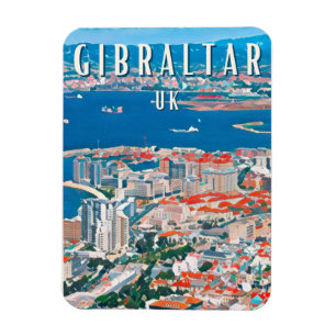 Gibraltar, Felsen- und Klippenstadt Magnet