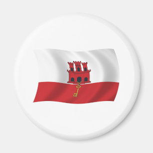 Gibraltar-Flagge-Magnet Magnet