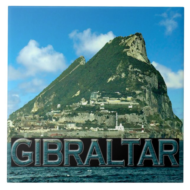 Gibraltar Fliese (Vorderseite)