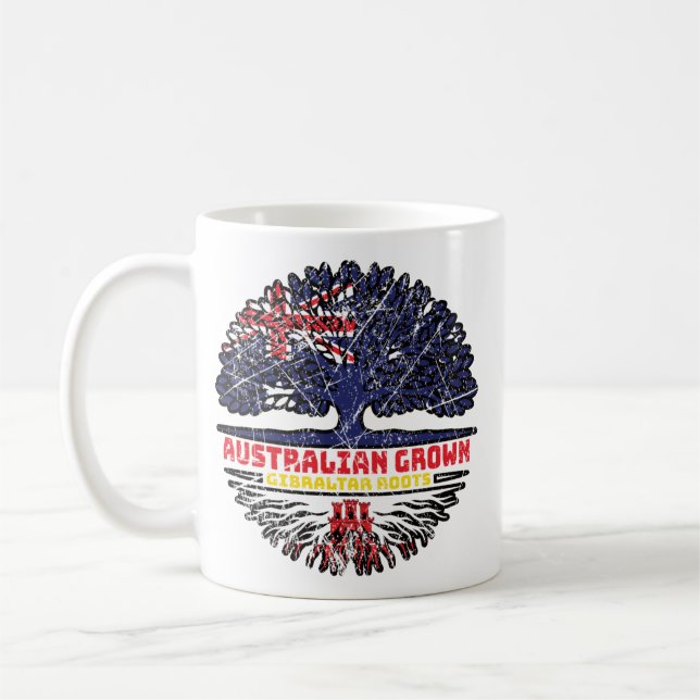Gibraltar Gibraltar Australian Australia Tree Kaffeetasse (Links)