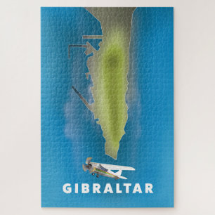 Gibraltar Karte Puzzle