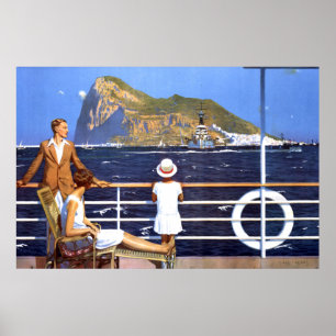 Gibraltar-Plakat VON SO NIEDRIG WIE 8,60 Poster
