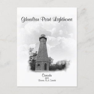 Gibraltar Point Lighthouse - Ontario, Kanada Postkarte