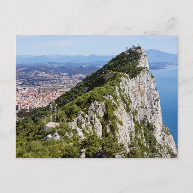 Gibraltar Rock Postkarte (Vorderseite)