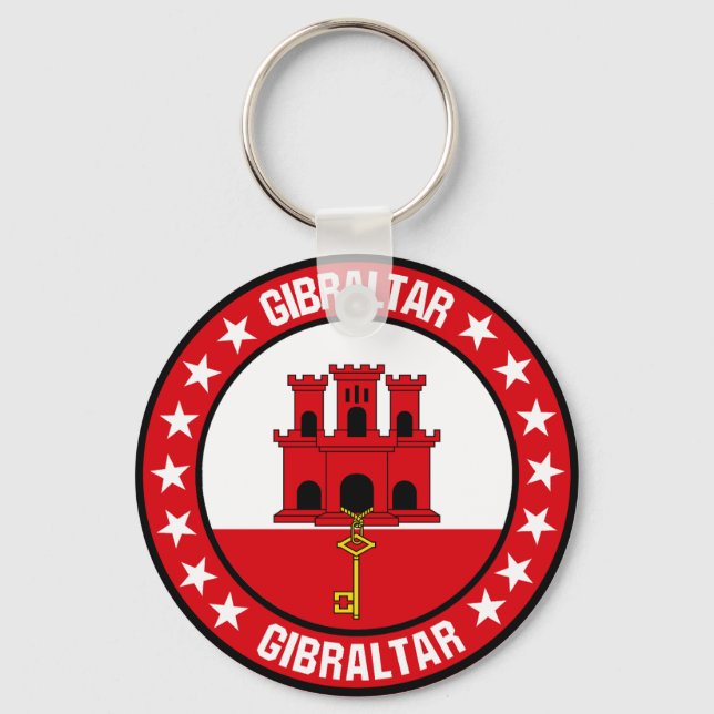 Gibraltar Schlüsselanhänger (Vorderseite)
