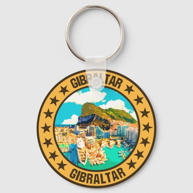Gibraltar Schlüsselanhänger (Vorderseite)