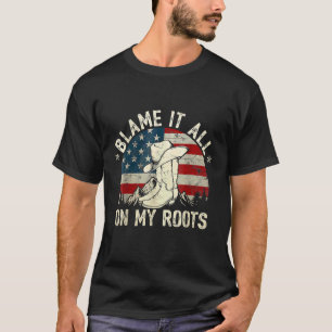 Gib's All Meinen Wurzeln Country-Musik T-Shirt