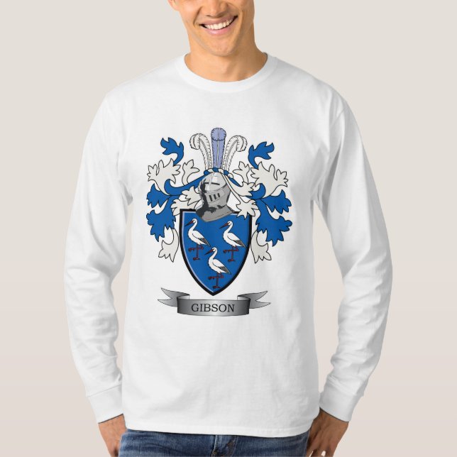 Gibson-Familienwappen-Wappen T-Shirt (Vorderseite)